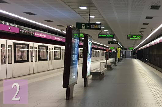Barcelone métro Badalona Pompeu Fabra