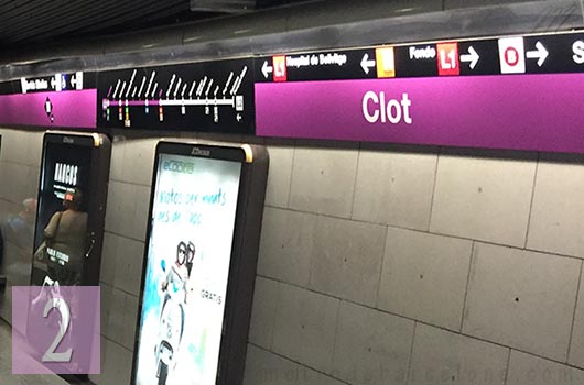 Barcelone métro Clot