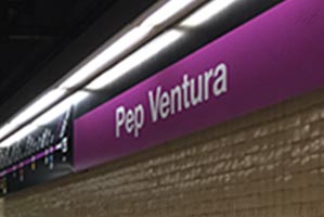 metro pep ventura barcelone