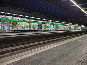 station de métro Liceu Barcelone
