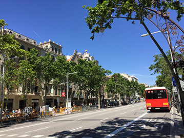 station Passeig de Gracia metro Barcelone