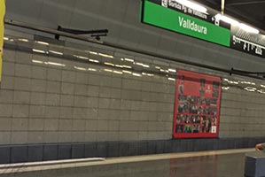 station de métro Valldaura Barcelone