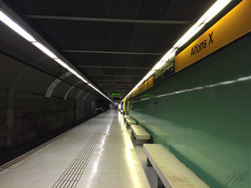 metro Alfons X de Barcelone