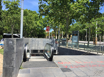 Barcelone metro Ciutadella Vila Olimpica