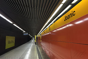 metro Joanic Barcelone