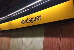 metro Verdaguer Barcelone