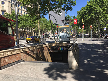 Barcelone Diagonal metro