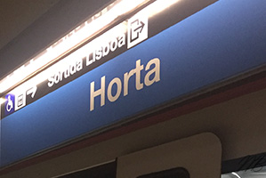 metro Horta Barcelone