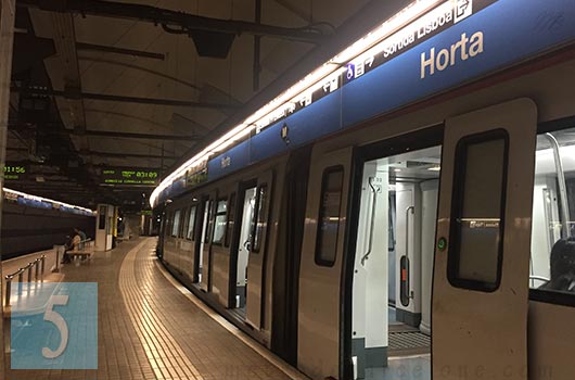 station de metro horta Barcelone