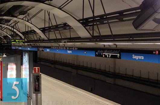 station metro sagrera barcelone
