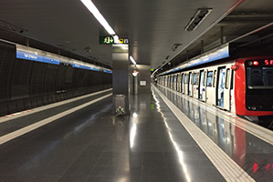 metro Vall d'Hebron Barcelone
