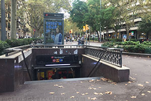 Barcelone Verdaguer métro