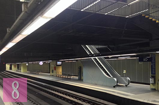 Barcelone métro Hospitalet Av Carrilet