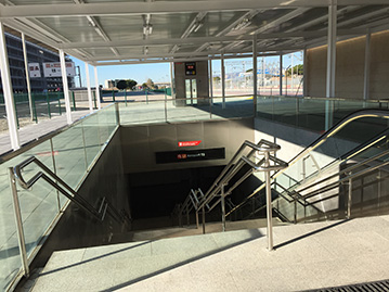 metro Barcelone aeroport terminal 2