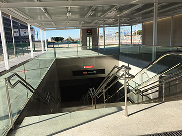 metro Barcelona airport terminal 2
