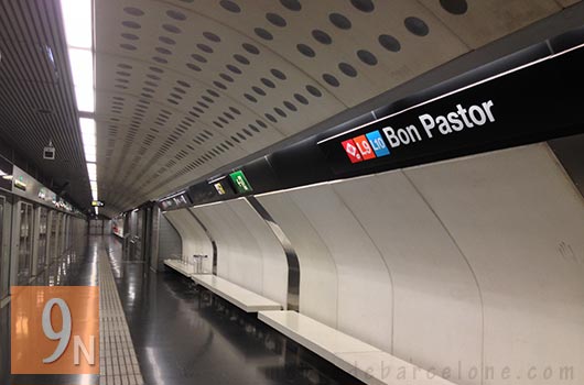 metro bon pastor barcelone