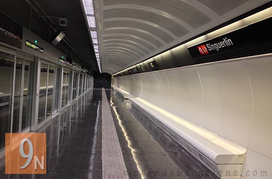 arrêt singuerlin metro Barcelone