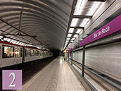 metro ligne 2 Barcelone