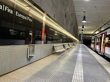 noms des arrêts du metro de Barcelone