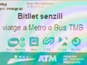 ticket métro Barcelone