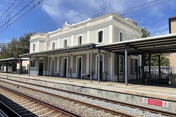 de Gava à Barcelone en train