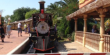 trains Port Aventura parc